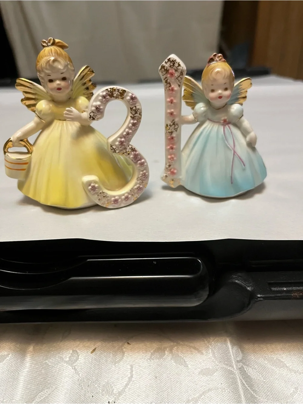 Josef’s originals 1920s with attached stickers for girls 1st and 3rd birthdays